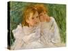The Sisters, C.1885-Mary Cassatt-Stretched Canvas