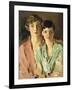 The Sisters, Joan and Marjory, 1927-Sir John Lavery-Framed Giclee Print