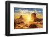 The Sisters Monument Valley-null-Framed Art Print