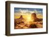 The Sisters Monument Valley-null-Framed Art Print