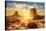 The Sisters Monument Valley-null-Stretched Canvas