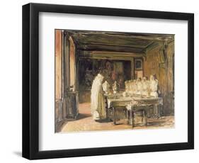 The Sisters of the Hospice de Beaune Saying Grace, end nineteenth century-Joseph Bail-Framed Giclee Print