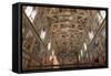 The Sistine Chapel by Michelangelo in the Vatican Museums, Rome, Lazio, Italy, Europe-Carlo-Framed Stretched Canvas