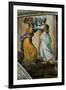 The Sistine Chapel; Ceiling Frescos after Restoration, Judith and Holofernes-Michelangelo Buonarroti-Framed Giclee Print