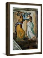 The Sistine Chapel; Ceiling Frescos after Restoration, Judith and Holofernes-Michelangelo Buonarroti-Framed Giclee Print