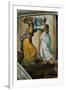 The Sistine Chapel; Ceiling Frescos after Restoration, Judith and Holofernes-Michelangelo Buonarroti-Framed Premium Giclee Print