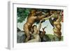 The Sistine Chapel; Ceiling Frescos after Restoration, Original Sin-Michelangelo Buonarroti-Framed Giclee Print