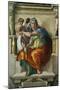 The Sistine Chapel; Ceiling Frescos after Restoration, the Delphic Sibyl-Michelangelo Buonarroti-Mounted Giclee Print