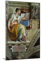 The Sistine Chapel; Ceiling Frescos after Restoration, the Erithrean Sibyl-Michelangelo Buonarroti-Mounted Giclee Print