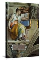 The Sistine Chapel; Ceiling Frescos after Restoration, the Erithrean Sibyl-Michelangelo Buonarroti-Stretched Canvas