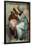 The Sistine Chapel; Ceiling Frescos after Restoration, the Persian Sybil-Michelangelo Buonarroti-Framed Giclee Print