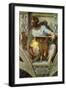 The Sistine Chapel; Ceiling Frescos after Restoration, the Prophet Daniel-Michelangelo Buonarroti-Framed Giclee Print