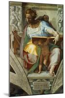 The Sistine Chapel; Ceiling Frescos after Restoration, the Prophet Daniel-Michelangelo Buonarroti-Mounted Giclee Print