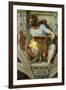 The Sistine Chapel; Ceiling Frescos after Restoration, the Prophet Daniel-Michelangelo Buonarroti-Framed Giclee Print