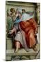 The Sistine Chapel; Ceiling Frescos after Restoration, the Prophet Ezekiel-Michelangelo Buonarroti-Mounted Premium Giclee Print