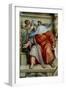 The Sistine Chapel; Ceiling Frescos after Restoration, the Prophet Ezekiel-Michelangelo Buonarroti-Framed Giclee Print