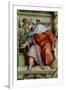 The Sistine Chapel; Ceiling Frescos after Restoration, the Prophet Ezekiel-Michelangelo Buonarroti-Framed Giclee Print