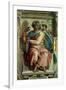 The Sistine Chapel; Ceiling Frescos after Restoration, the Prophet Isaiah-Michelangelo Buonarroti-Framed Giclee Print