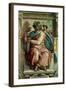 The Sistine Chapel; Ceiling Frescos after Restoration, the Prophet Isaiah-Michelangelo Buonarroti-Framed Giclee Print