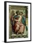 The Sistine Chapel; Ceiling Frescos after Restoration, the Prophet Isaiah-Michelangelo Buonarroti-Framed Giclee Print