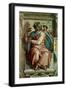 The Sistine Chapel; Ceiling Frescos after Restoration, the Prophet Isaiah-Michelangelo Buonarroti-Framed Giclee Print