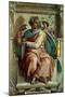 The Sistine Chapel; Ceiling Frescos after Restoration, the Prophet Isaiah-Michelangelo Buonarroti-Mounted Giclee Print