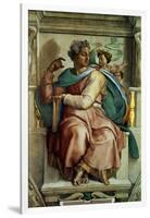 The Sistine Chapel; Ceiling Frescos after Restoration, the Prophet Isaiah-Michelangelo Buonarroti-Framed Giclee Print