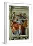 The Sistine Chapel; Ceiling Frescos after Restoration, the Prophet Joel-Michelangelo Buonarroti-Framed Giclee Print