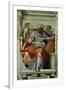 The Sistine Chapel; Ceiling Frescos after Restoration, the Prophet Joel-Michelangelo Buonarroti-Framed Giclee Print