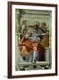 The Sistine Chapel; Ceiling Frescos after Restoration, the Prophet Joel-Michelangelo Buonarroti-Framed Giclee Print