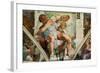 The Sistine Chapel; Ceiling Frescos after Restoration, the Prophet Jonah-Michelangelo Buonarroti-Framed Giclee Print