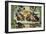 The Sistine Chapel; Ceiling Frescos after Restoration-Michelangelo Buonarroti-Framed Giclee Print