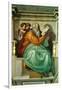 The Sistine Chapel; Ceiling Frescos after Restoration-Michelangelo Buonarroti-Framed Giclee Print