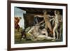 The Sistine Chapel; Ceiling Frescos after Restoration-Michelangelo Buonarroti-Framed Giclee Print