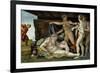 The Sistine Chapel; Ceiling Frescos after Restoration-Michelangelo Buonarroti-Framed Giclee Print