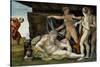 The Sistine Chapel; Ceiling Frescos after Restoration-Michelangelo Buonarroti-Stretched Canvas