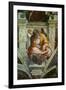 The Sistine Chapel; Ceiling Frescos after Restoration-Michelangelo Buonarroti-Framed Giclee Print