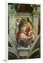 The Sistine Chapel; Ceiling Frescos after Restoration-Michelangelo Buonarroti-Framed Giclee Print