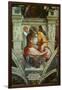 The Sistine Chapel; Ceiling Frescos after Restoration-Michelangelo Buonarroti-Framed Giclee Print