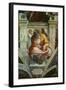 The Sistine Chapel; Ceiling Frescos after Restoration-Michelangelo Buonarroti-Framed Giclee Print