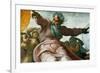 The Sistine Chapel; Ceiling Frescos after Restoration-Michelangelo Buonarroti-Framed Giclee Print