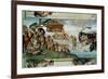 The Sistine Chapel; Ceiling Frescos after Restoration-Michelangelo Buonarroti-Framed Giclee Print