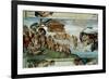 The Sistine Chapel; Ceiling Frescos after Restoration-Michelangelo Buonarroti-Framed Giclee Print