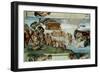 The Sistine Chapel; Ceiling Frescos after Restoration-Michelangelo Buonarroti-Framed Giclee Print