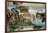 The Sistine Chapel; Ceiling Frescos after Restoration-Michelangelo Buonarroti-Framed Giclee Print