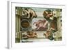 The Sistine Chapel; Ceiling Frescos after Restoration-Michelangelo Buonarroti-Framed Giclee Print