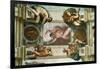 The Sistine Chapel; Ceiling Frescos after Restoration-Michelangelo Buonarroti-Framed Giclee Print