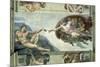 The Sistine Chapel: Creation of Adam, 1510-Michelangelo Buonarroti-Mounted Giclee Print