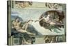 The Sistine Chapel: Creation of Adam, 1510-Michelangelo Buonarroti-Stretched Canvas