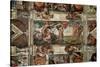 The Sistine Chapel: The Fall-Michelangelo Buonarroti-Stretched Canvas